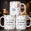You Seriously Live Too Damn Far From Me, Flowers And Heart - Personalized Custom Coffee Mug - BST538_MG