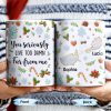 You Seriously Live Too Far, Countries Map And Hearts Design - Personalized Custom Coffee Mug - BST422_MG