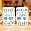 You Seriously Live Too Far From Me, Heart And Flowers Design - Personalized Custom Coffee Mug - BST388_MG