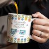 You Seriously Live Too Far From Me, Heart And Flowers Design - Personalized Custom Coffee Mug - BST388_MG