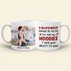 You Steal My Hoodies I Steal Your Ability To Walk - Personalized Couple Mug - Gift For Couple
