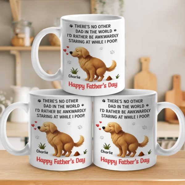 You Walk Me, Feed Me, Love Me - Dog Personalized Custom Mug - Father's Day, Gift For Pet Owners, Pet Lovers