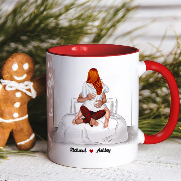 You Were Obviously A Slippery Baby, Gift For Couple, Personalzied Accent Mug, Christmas Gift