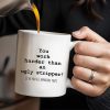 You Work Harder Appreciation Quote Mug - Personalized Custom Coffee Mug - COL080_MG