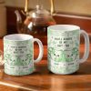 You'll Always Be My Best-Tea Toile - Personalized White Edge-to-Edge Mug