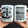 Your Badge Is A Symbol Of Honor With American Flag - Personalized Custom Coffee Mug - SON059_MG