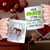 Your Farts Stink But Until They Kill Me, Personalized Coffee Mug, Funny Couple Gift