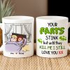 Your Farts Stink But Until They Kill Me, Personalized Coffee Mug, Funny Couple Gift