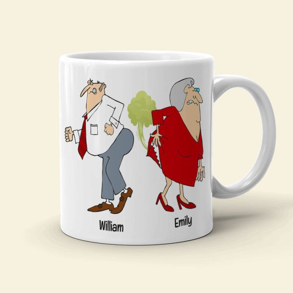 Your Farts Stink Personalized Couple Mug, Gift For Couple