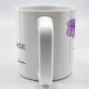 Your Job and Your Name, Flower Design - Personalized Custom Coffee Mug - GRAD273_MG