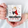Your Kiss Is The Language My Heart Speaks - Couple Personalized Custom Mug - Christmas Gift For Husband Wife, Anniversary