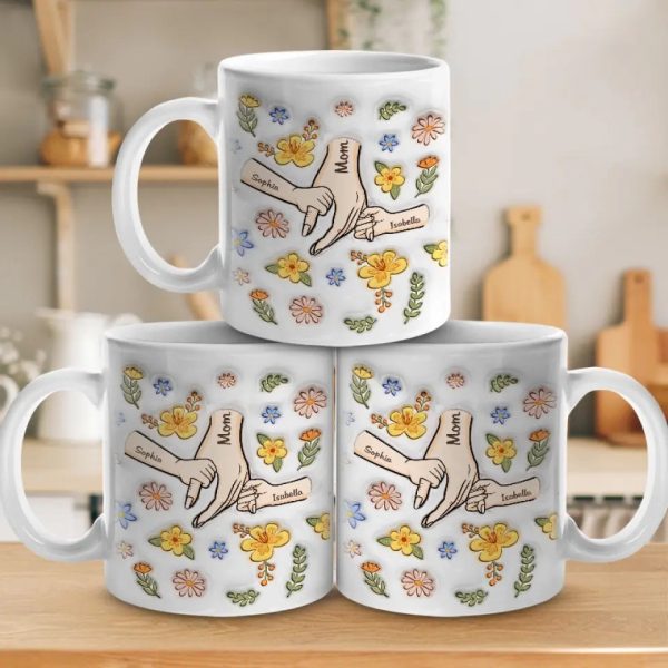 Your Love Keeps Me Warm - Family Personalized Custom 3D Inflated Effect Printed Mug - Mother's Day, Gift For Mom, Grandma