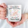 Your Tiny Hand, My Whole Heart - Family Personalized Custom Mug - Mother's Day, Baby Shower Gift, Gift For First Mom