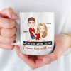 Your Touch Is My Addiction - Couple Personalized Custom Mug - Christmas Gift For Husband Wife, Anniversary, Long Distance Relationship