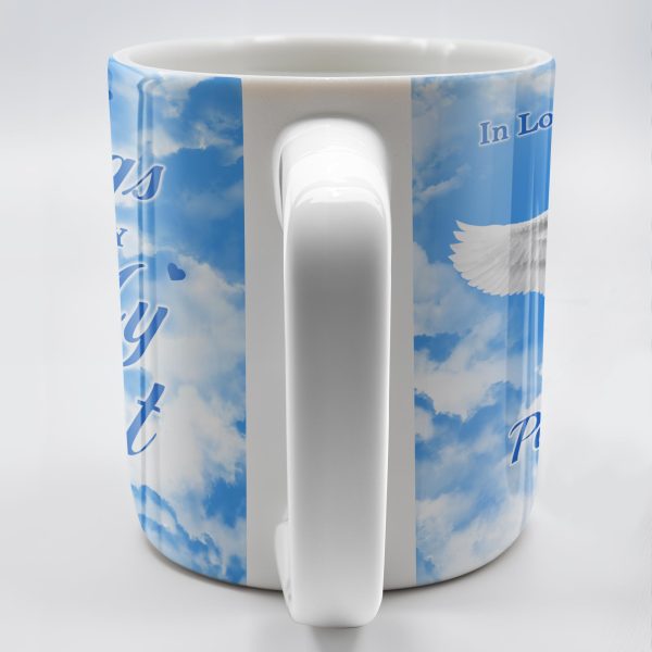 Your Wings Were Ready But My Heart Was Not Memorial Mug - Personalized Custom Coffee Mug - HME153_MG