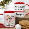 You're Always In My Inappropriate Thoughts - Personalized Couple Mug - Gift For Couple