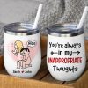 You're Always In My Inappropriate Thoughts - Personalized Couple Mug - Gift For Couple