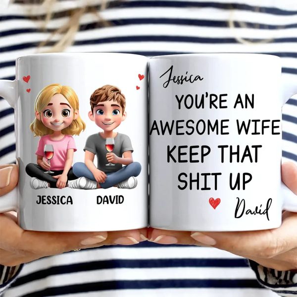 You're An Awesome Wife - Personalized Mug