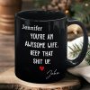 You're an Awesome Wife Custom White Ceramic Mug Personalized Gift for Her from Husband