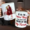 You're By Far My Favorite, Couple Gift, Personalized Mug, Kissing Couple Mug