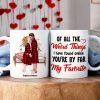 You're By Far My Favorite, Couple Gift, Personalized Mug, Kissing Couple Mug