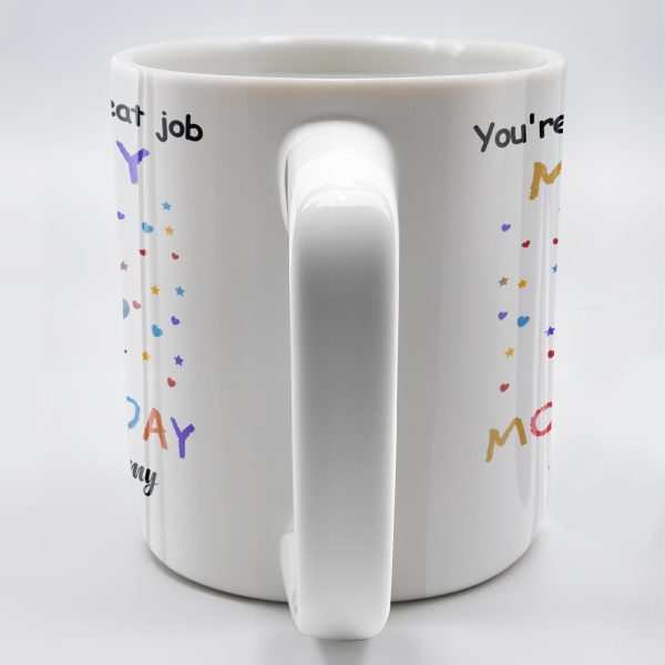 You're Doing a Great Job Mommy Happy Our 1st Mother's Day, Baby and Stars - Personalized Custom Coffee Mug - MOM084_MG