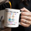 You're Doing a Great Job Mommy Happy Our 1st Mother's Day, Baby and Stars - Personalized Custom Coffee Mug - MOM084_MG