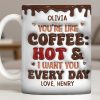 Youre Like Coffee Chocolate Drip - Personalized Custom Coffee Mug - CPL1381_MG