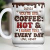 Youre Like Coffee Chocolate Drip - Personalized Custom Coffee Mug - CPL1381_MG