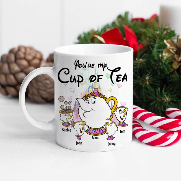 You're My Cup Of Tea Personalized Mom Mug Gift For Family