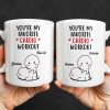 You're My Favorite Cardio Workout Cute Cartoon - Personalized Custom Coffee Mug - CPL1312_MG