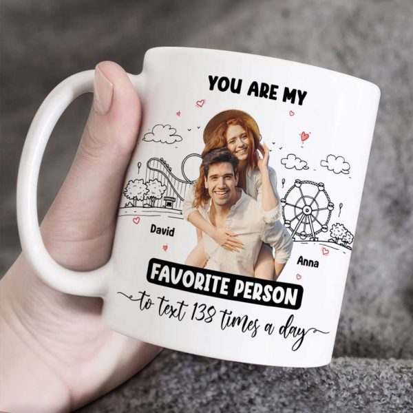 You're My Favorite Person, Personalized Coffee Mug, Best Couple Gifts