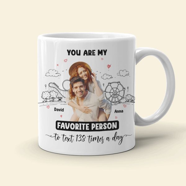 You're My Favorite Person, Personalized Coffee Mug, Best Couple Gifts