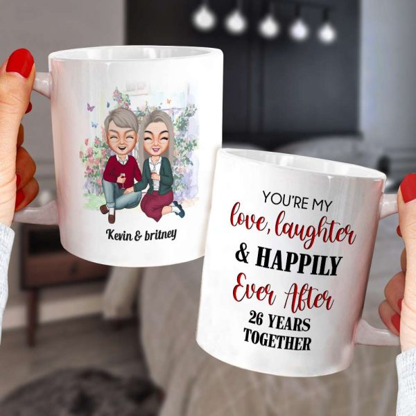 You're My Love, Personalized White Mug, Couple Anniversary, Gift For Couple