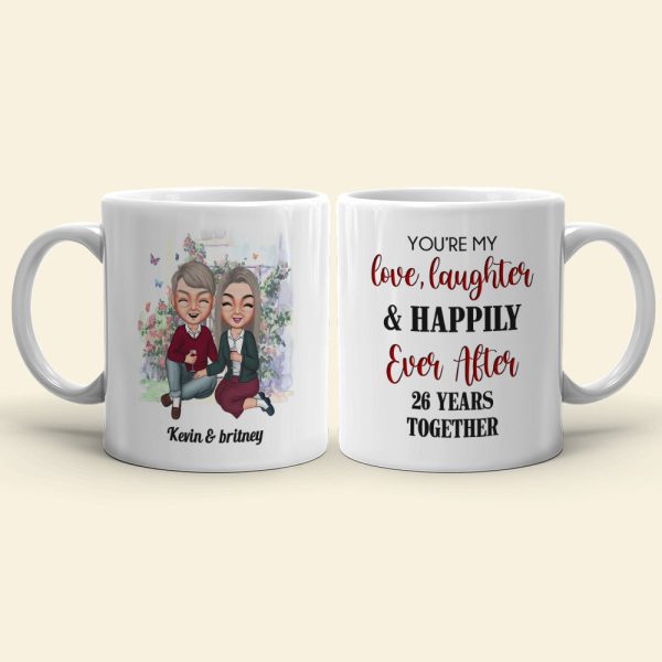 You're My Love, Personalized White Mug, Couple Anniversary, Gift For Couple