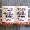 You're My One My Favorite My Ride Or Die, Couple And City Skyline - Personalized Custom Coffee Mug - CPL1028_MG