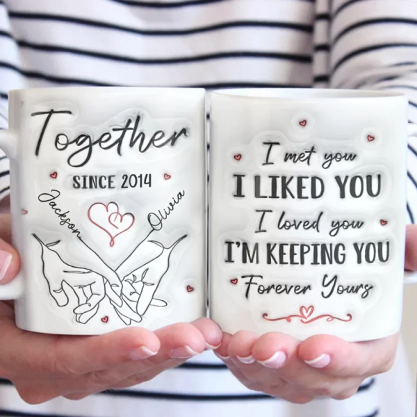You're My Queen - Couple Personalized Custom 3D Inflated Effect Printed Mug - Gift For Husband Wife, Anniversary