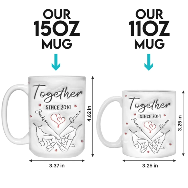 You're My Queen - Couple Personalized Custom 3D Inflated Effect Printed Mug - Gift For Husband Wife, Anniversary