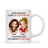 You're My Sister-In-Law I Laugh Because You Married My Brother - Personalized Mug - Funny Gift For Sister-In-Law