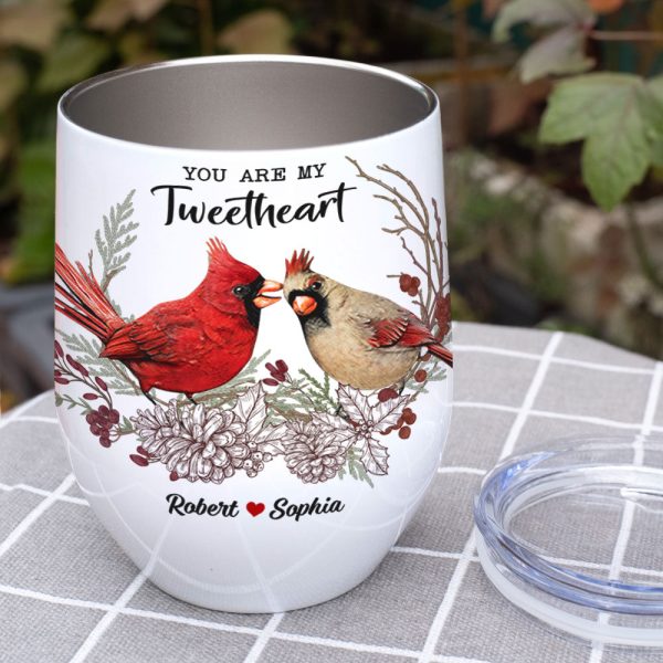 You're My Tweetheart Personalized Bird Couple Mug, Gift For Couple