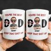 You're The Best, Keep That Shit Up, Cartoon Character and Accessories - Personalized Custom Coffee Mug - DAD198_MG