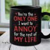 You're The Best Thing I've Ever Found On The Internet - Couple Personalized Custom Black Mug - Gift For Husband Wife, Anniversary
