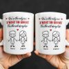 You're The Only One I Want To Annoy, Stick Figures And Hearts - Personalized Custom Coffee Mug - CPL1365_MG
