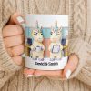You're The Reason I Don't Punch People, Office Unicorns Mug - Personalized Custom Coffee Mug - COL129_MG