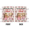You're The Sister I Got To Choose With Cartoon Girls And Hearts - Personalized Custom Coffee Mug - BST503_MG