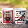 You're Under Arrest For Stealing My Heart, Couple Gift, Personalized Mug, Prisoner Custom Photo Couple Mug