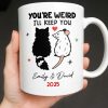 You're Weird I'll Keep You Cat And Rat - Personalized Custom Coffee Mug - CPL1082_MG