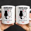 You're Weird I'll Keep You Cat And Rat - Personalized Custom Coffee Mug - CPL1082_MG