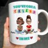 You've Got A Friend In Me, Cartoon Characters and Hearts - Personalized Custom Coffee Mug - BST157_MG